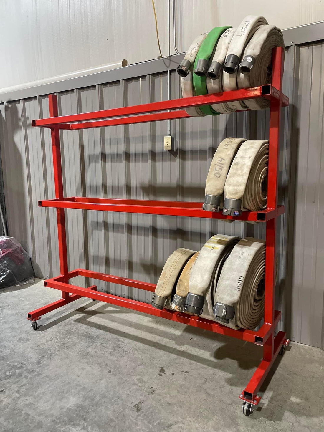 Hose Rack Fire Box Hose Storage Rack – Thomas Fire Equipment